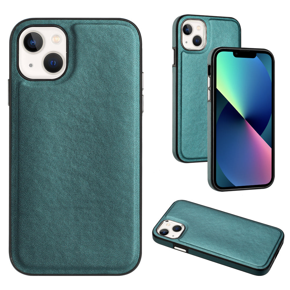 YB Leather Coating Series-6 For iPhone 13 PU Leather TPU Shell Shock-absorbing Cell Phone Case YB Leather Coating Series-6 For iPhone 13 PU Leather TPU Shell Shock-absorbing Cell Phone Case